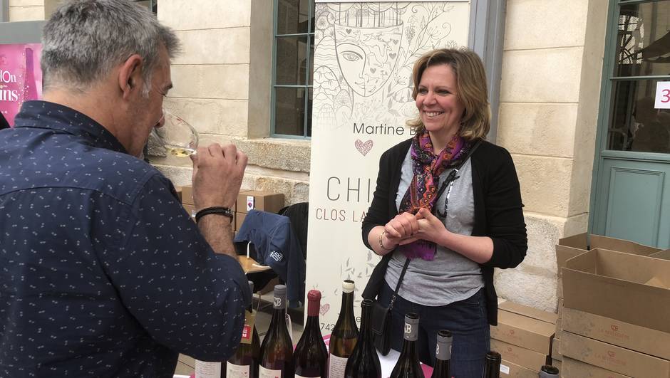 Dégustation de vins avec Martine Budé