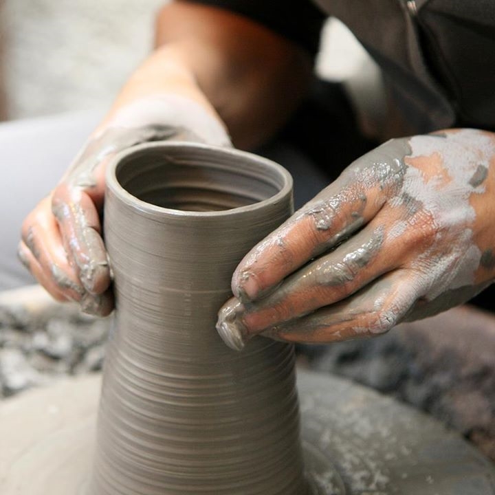 Démonstration de poterie