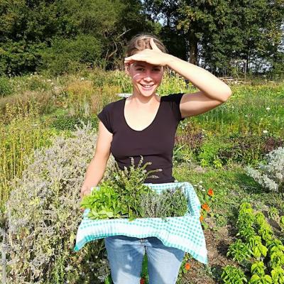 Cabane à plantes comestible en touraine
