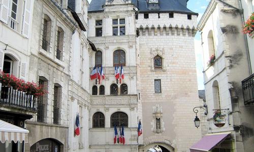 Loches hotel de ville et porte picois