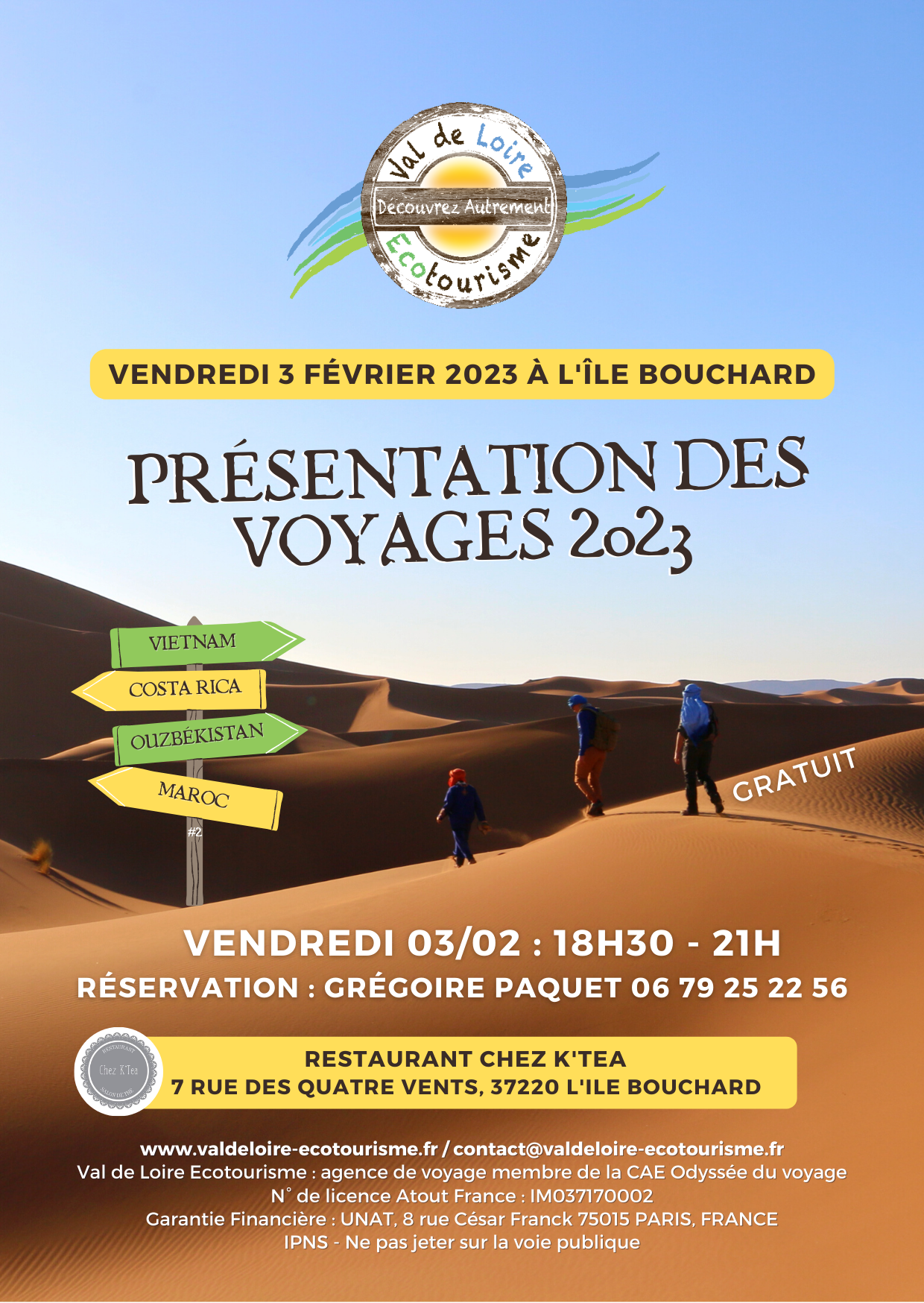 Agence de voyages responsables 23 rue de la republique l ile bouchard 6 