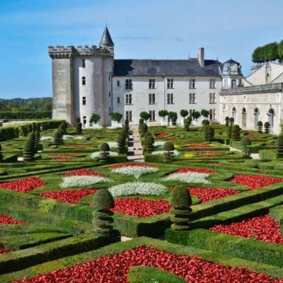 Chateau jardin villandry sur la Loire à vélo