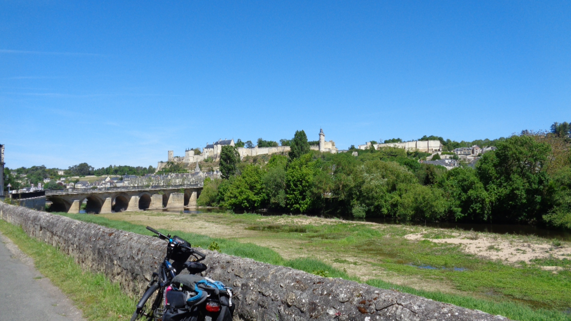 Week end à vélo à Chinon