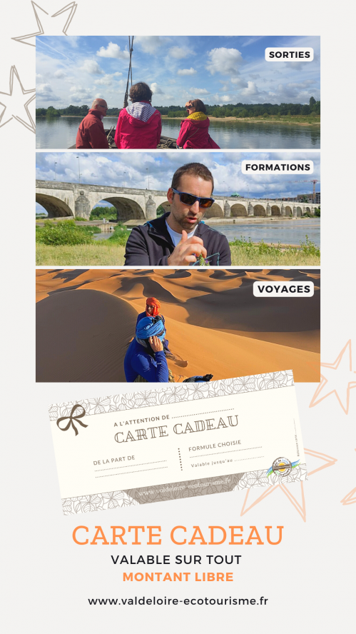 Carte cadeau Val de loire ecotourisme